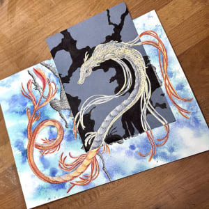 Dual dragon by Tati Tung