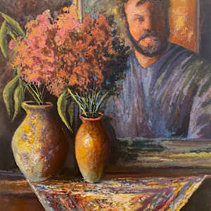 Rural Portrait ( Verdaccio Underpainting) by Trevor Thomas Fine Arts