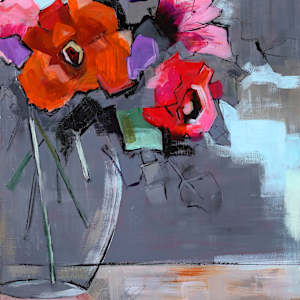 Series: Modern Bloom "Red Interval" by Ursula Hirländer, Image 1.