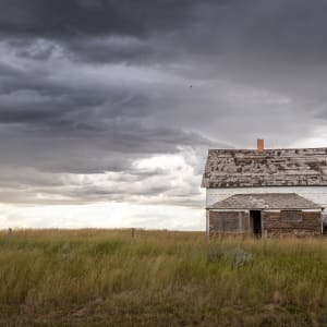 Abandoned Ranch After Storm by Denise Hawkins