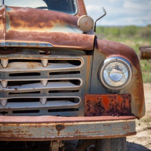 Rusted Studebaker Truck by Denise Hawkins