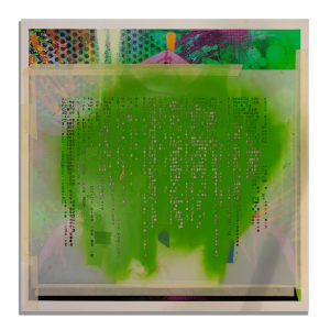Tech Dealer stencil (green) by Billy Morrison