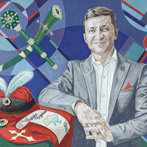 President Zelenskyi by Julia iSABEL, Image 1.