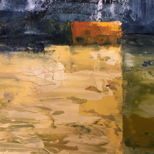 Orange Shed by Madeleine Elkin 