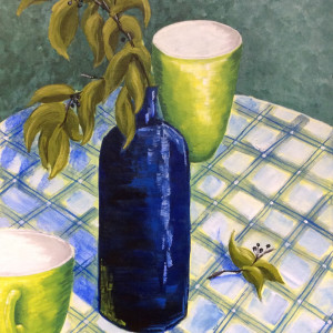 Blue Bottle by Madeleine Elkin