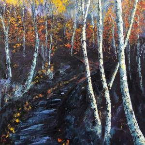 Pathway Thru the Forest by Madeleine Elkin