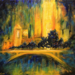 Late Night on the Torrens by Madeleine Elkin