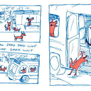 Dogs on the Bus (zine) by Rhys Nguyen 
