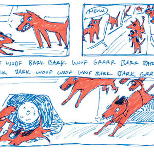 Dogs on the Bus (zine) by Rhys Nguyen 