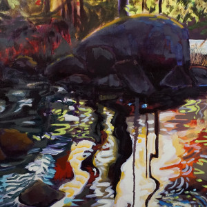 Pike River Reflections by Liz Ann Lange 