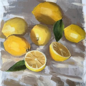Still Life with Lemons II by Maria Daas