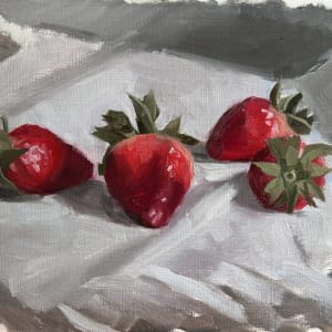 Still Life with Strawberries by Maria Daas
