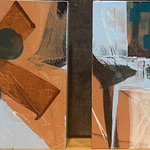 Abstract I & II by Cathryn Lynea, Image 1.