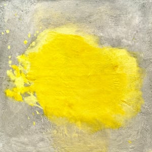 Gelb auf Grau by Benita Neubauer