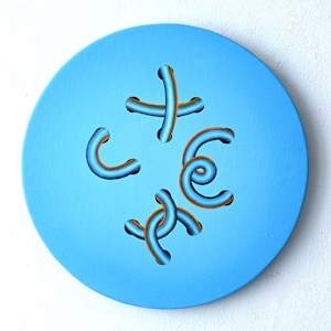 Cerulean-blue minijob #2 by Astrid Kajsa Nylander