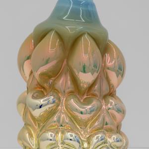 Cold Heart Print (Cream Metallic) by Hanna Hansdotter