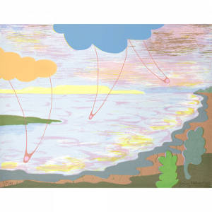 Landskap med andra II by Carin Ellberg