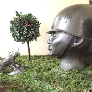 Lioness Monument Model by Lenie Caston-Miller