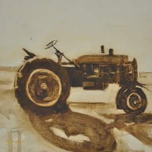 Tractor Shadows by Scott Snarr
