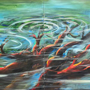 Drowned Tree by Gerrit Greve