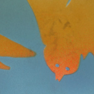 Orange and Yellow Birds by Gerrit Greve 