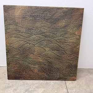 Bronze Ocean by Gerrit Greve  Image: Indoor lighting