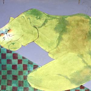 The Green Cat by Gerrit Greve 