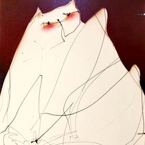 Pink Cheek Cat by Gerrit Greve 