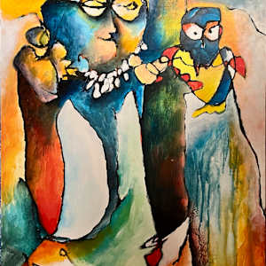Man with Parrot by Gerrit Greve, Image 1.