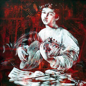 The Lute Player (after Caravaggio) by Gerrit Greve