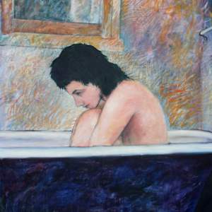 Kira in the Tub 3 by Gerrit Greve
