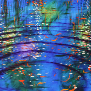 Sacred Blue Ripples 7 by Gerrit Greve