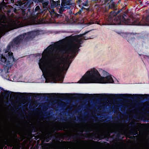 Kira in the Tub 2 by Gerrit Greve
