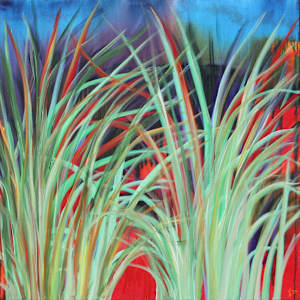 Lagoon Grasses-2 by Gerrit Greve