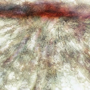 Sunset over Snowy Fields by Gerrit Greve