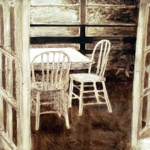 Through the French Doors by Gerrit Greve
