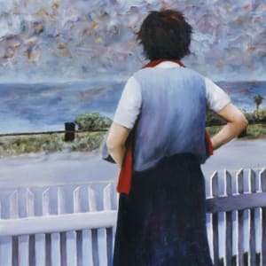 The Red Scarf -2 by Gerrit Greve