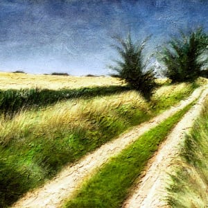 Meadowlawn Road- Dusk by Gerrit Greve
