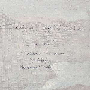 Clarity by Colleen Linfoot  Image: Signed on reverse