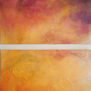 Eveneing I and II by Colleen Frances  Image: Eveneing I and II - Complete Works Mounted