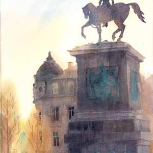 Golden light by Alena Gastaldi