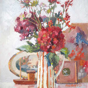 Market day: red and gold by Alena Gastaldi