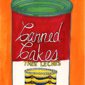 Canned Cakes by Carolena Samayoa