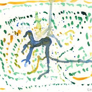 Untitled (Horse in a Pasture) by Erika Vega, Image 2.