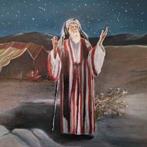 ABRAHAMIC COVENANT - Abraham Counting The Stars by Peggy Teague