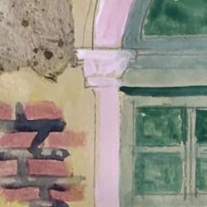 Green Shutters by J. Patrick Bowman  Image: Detail