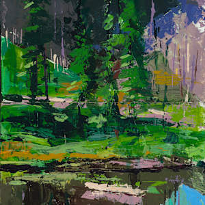 Grizzly Pond - Diptych by Shannon Abbey, Image 18.