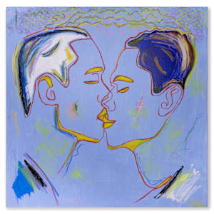 Kissing In Blue by Lenny Gerard, Image 1.