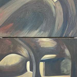 Comfort Zone (diptych) by Erin N. Power, Image 1.