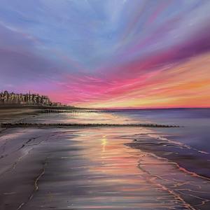 Magenta Sky Portobello by Allison Young